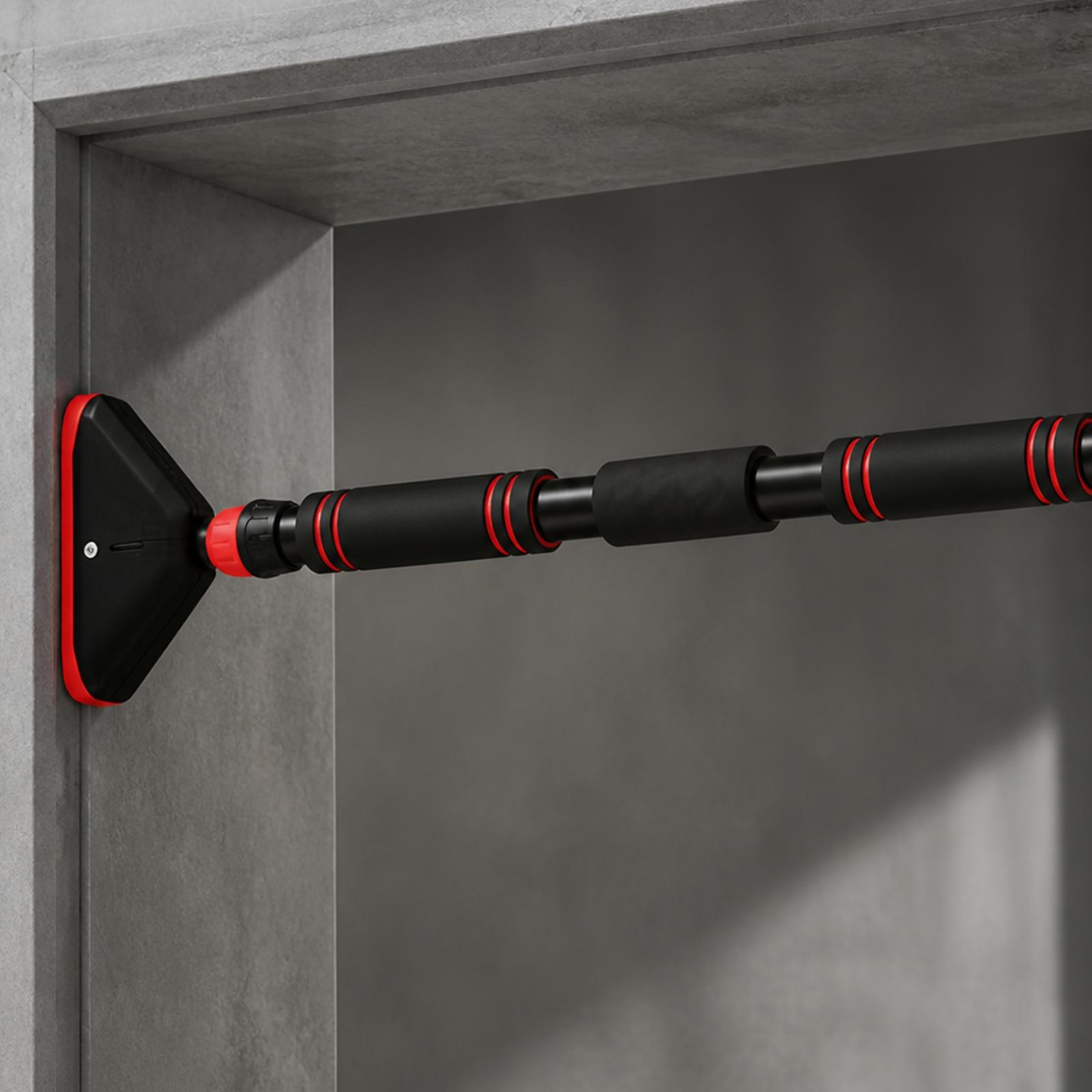 Door Pull Up Bar No Screw - Barra per trazioni senza viti, regolabile,