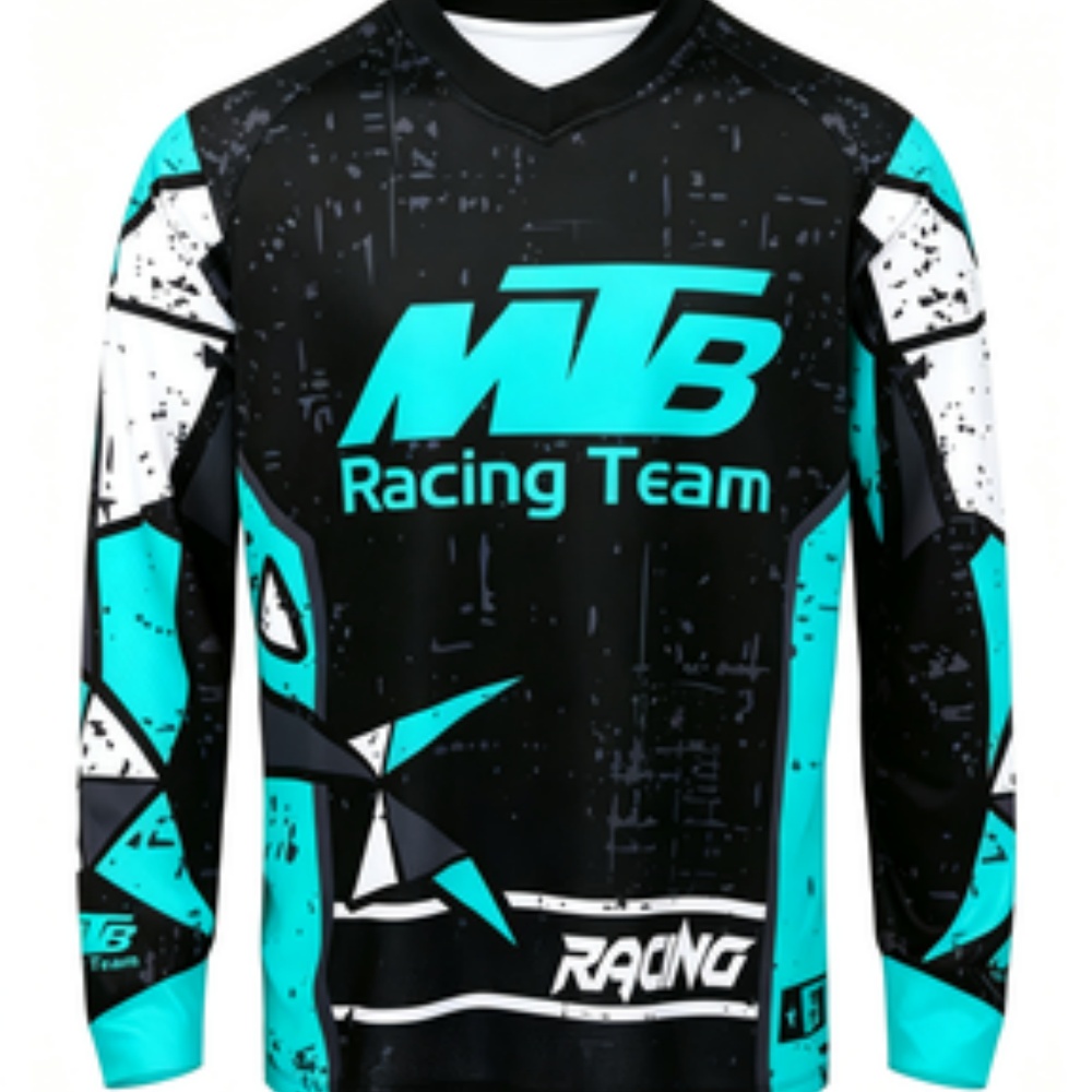 Cycling - Maglia Sportiva a Maniche Lunghe Traspirante