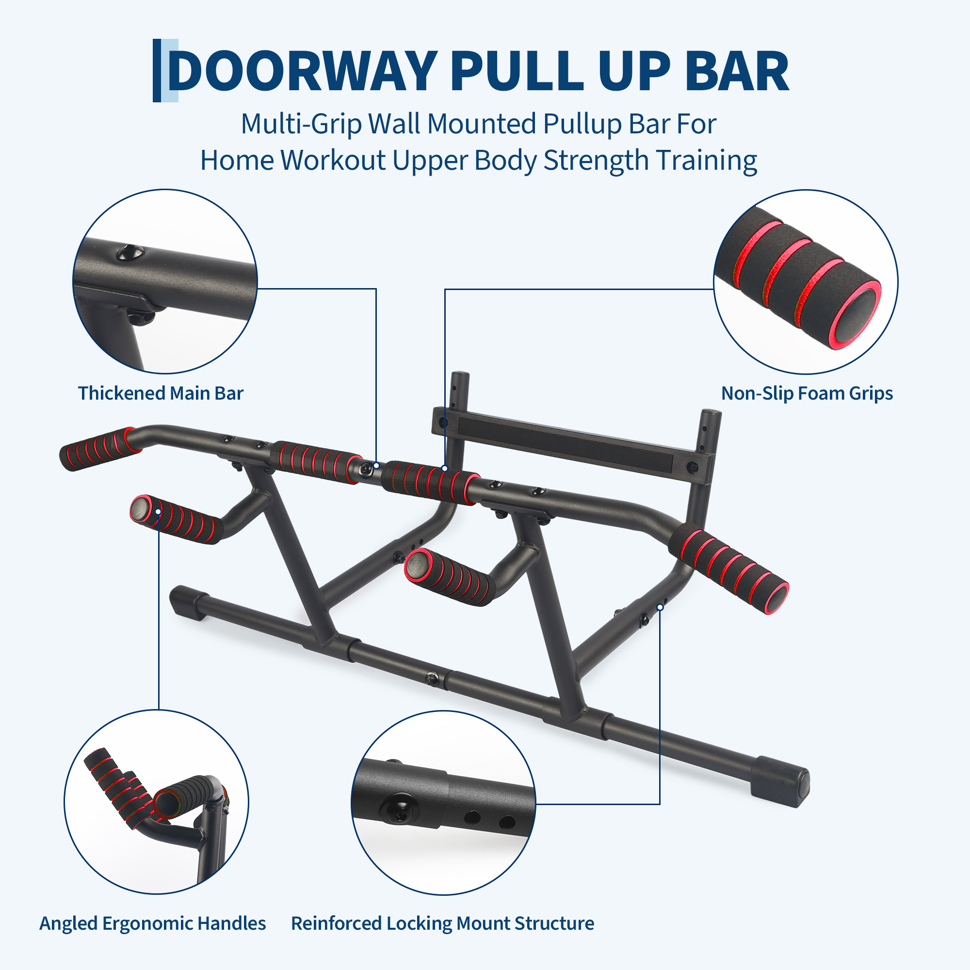 Barra per trazioni regolabile  - Door Pull Up Bar No Screw recensione e prezzo