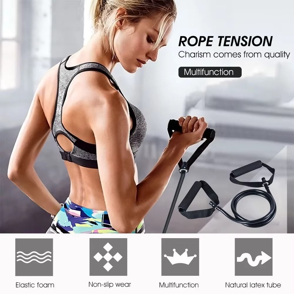 Fasce di Resistenza con Manigl - Resistance Bands Set With Handles recensione e prezzo
